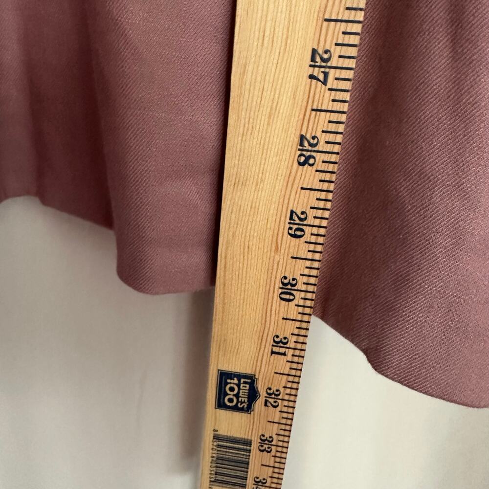 NWT Anthropologie‎ Maeve Double Breasted Linen Blazer Lilac Sz 12 Modern Career - Picture 11 of 11